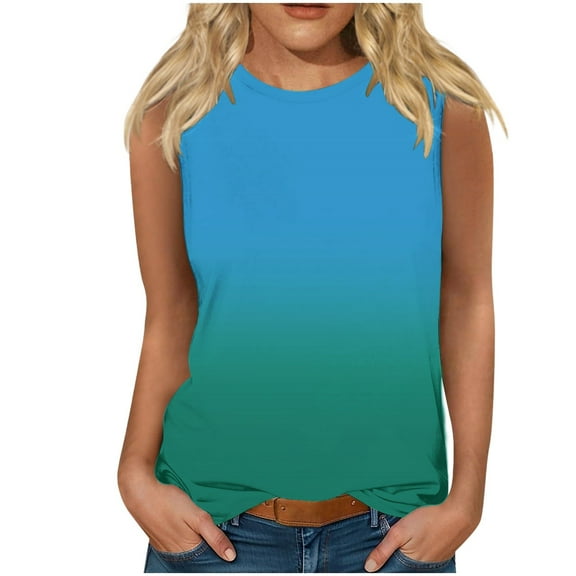 Seductiva Camisole Tank Tops for Women Ladies' Summer Printed Fashionable Casual Sleeveless Top Tank Summer Sleeveless Tops Womens Summer Tops