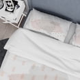 thumbnail image 4 of Designart 'Watercolor Minimal Blush III' Geometric Duvet Cover Set, 4 of 4