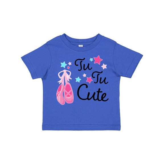 Inktastic Tu Tu Cute Ballet Dancing Shoes Boys or Girls Toddler T-Shirt