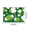 thumbnail image 5 of St Patricks Day Placemats Set of 2 Printed Table Mats Heat Resistant Stain Resistant Easy Clean for Kitchen Dining Table(I), 5 of 6