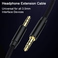 thumbnail image 3 of Joernso Audio Adapter Cable Tangle-Free Portable Wide Compatible 3.5mm Headphone Extension Cable Audio Adapter Cord, 3 of 8