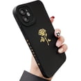 thumbnail image 5 of for iPhone 11 Case(2019 6.1"), Cute Plated Rose Gold Flower with Anti-Fall Lens Cameras Cover Shell, Soft TPU Shockproof Anti-Fingerprint Phone Protection Cases for Women Girls Men,Purple, 5 of 11