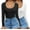 Black/White, variant on 2 Pack Long Sleeve Shirts for Womens Scoop Neck Tops Slim Fit Undershirts Basic Thermal Tee Shirt