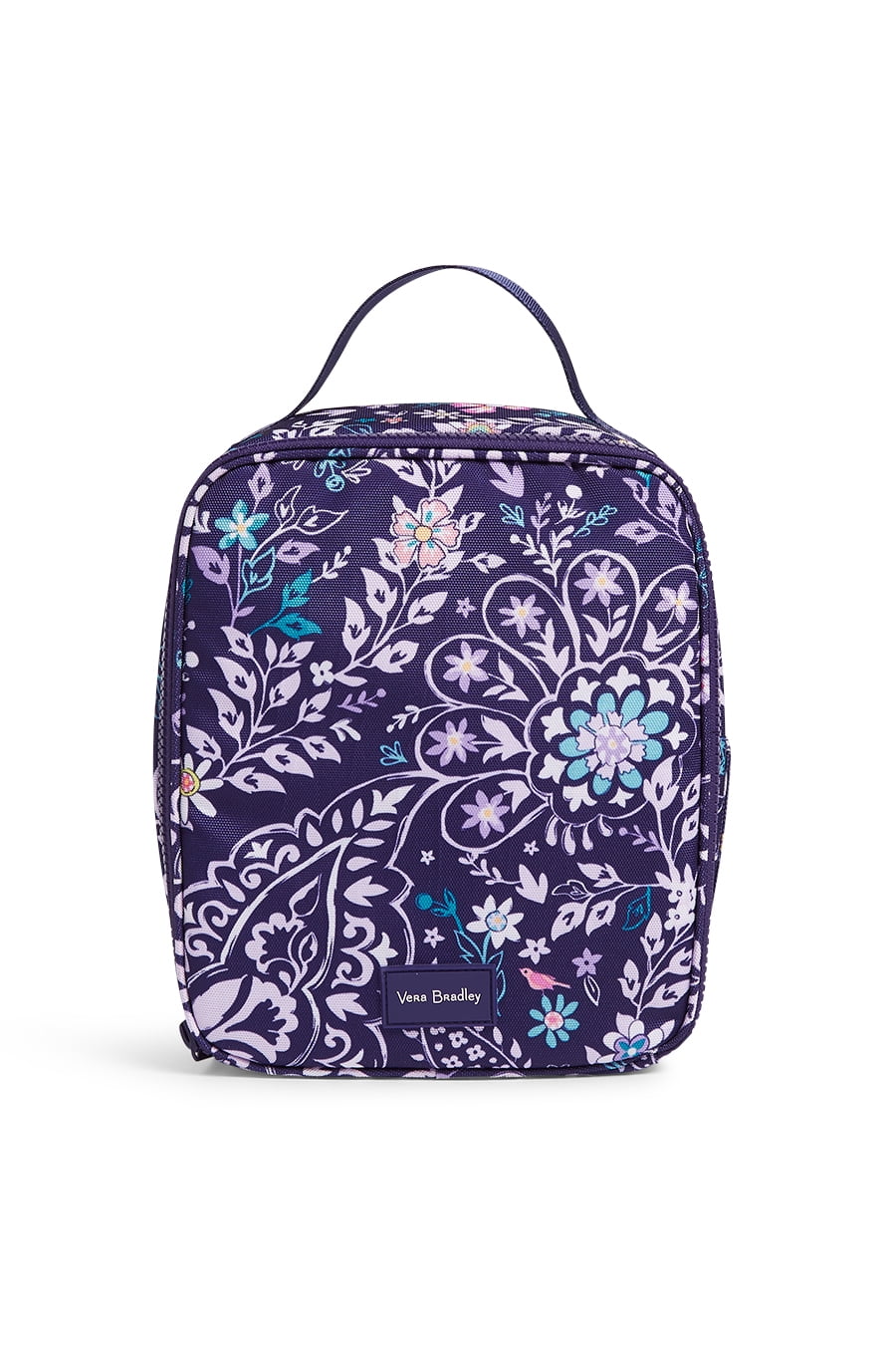 vera bradley solid color lunch bag
