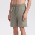 thumbnail image 2 of lcziwo Mens Gym Shorts Classic Fit Outdoor Trunks with Pockets Big and Tall Hiking Fishing Holiday Work Shorts Green XL, 2 of 8