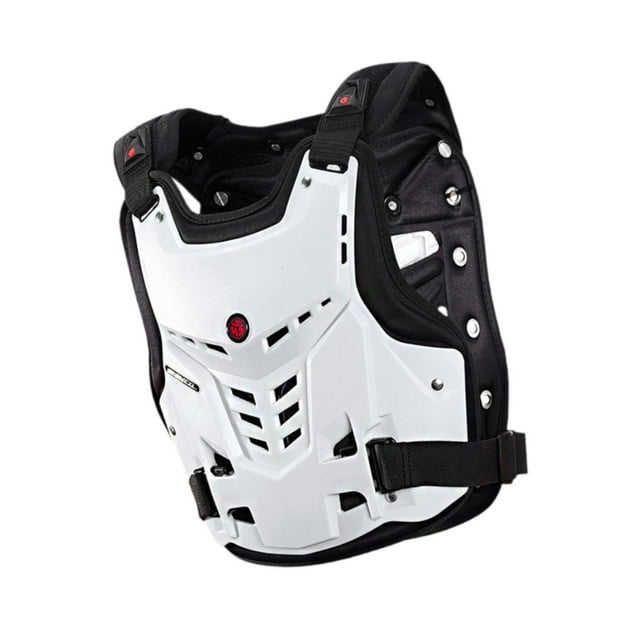 Protector de pecho para motocross, equipo para hombre, equipo para motocross, equipo para montar en moto Blanco XL