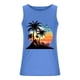 thumbnail image 5 of Camisetas de Tanque de los Hombres Tanque de los Hombres Incolor Gradiente de Impresión Cuello Redondo Correa Delgada Fuga Atrás Regular Casual Deportes Blusas de Tanque, 5 of 5