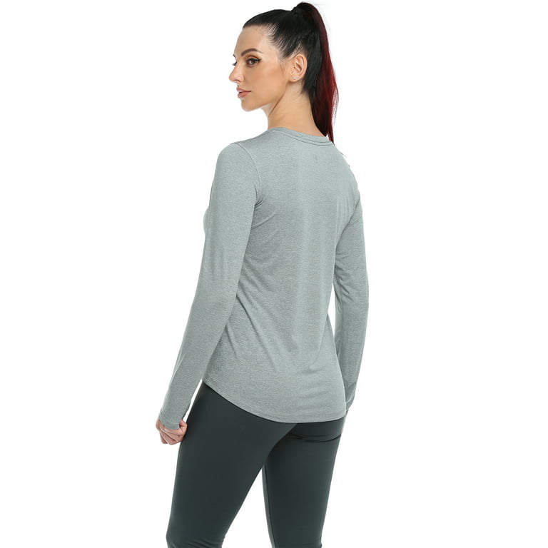 icyzone Long Sleeve Workout Shirts for Women 