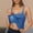 Blue, variant on Womens Tank Tops Summer Sleeveless Plain Thin Stretch Fabric Lightweight Elastic Polyester Multiple Color Daily Travel Layering Tops