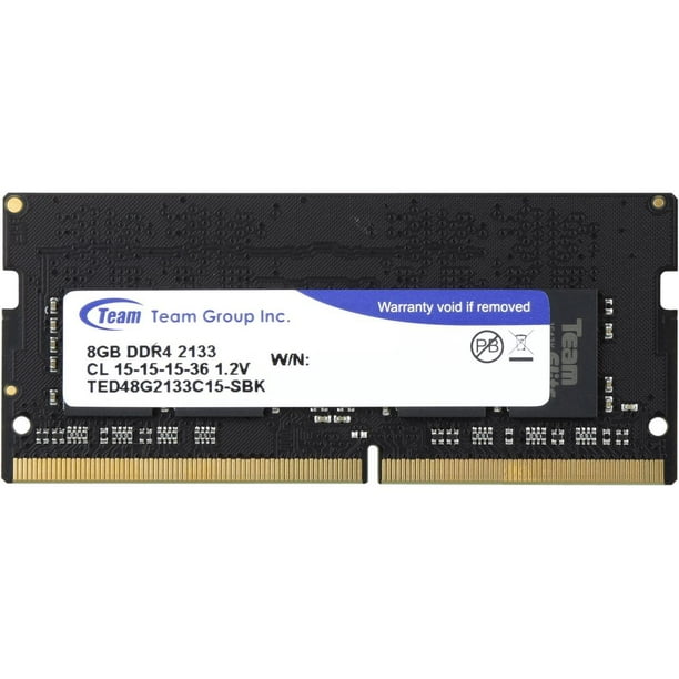 Team Elite 8gb 260 Pin Ddr4 So Dimm Ddr4 2133 Pc4 Laptop Memory Model Ted48g2133c15 S01 Walmart Com Walmart Com