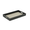 thumbnail image 3 of Contemporary Home Living 15.75" Black Handmade Rectangular Serving Tray, 3 of 5