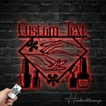 thumbnail image 2 of Handmadetneonsign Personalized Nail Salon Metal Wall Art LED Light - Custom Nail Beauty Sign Home, 2 of 5