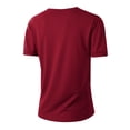 thumbnail image 3 of TIANZEN 2026 Summer Men's Casual Solid Color Long Sleeved V Neck T Shirt For Outerwear 3xlt Shirts for Men Big And Tall, 3 of 8
