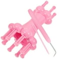 thumbnail image 3 of 1 Set Knit Spool Loom Knitter Kit Knitting Weaving Tool With Needle Crochet Hook For Diy, 3 of 7