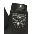 thumbnail image 5 of Centenario Hip-Up Bootcut Denim Jeans - Black 45319, 5 of 5