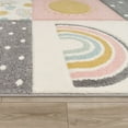 thumbnail image 3 of Paco Home Kids Rug for Nursery with Rainbows and Clouds in Multicolor - 3'11" x 5'7" (4'x6'), 3 of 6