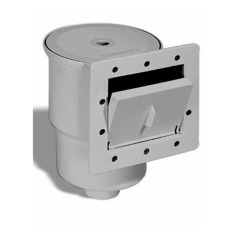 Above Ground Pool Complete Standard Thru-Wall Skimmer, Grey