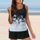thumbnail image 2 of MKLEKYY Trajes De Baño Mujer Plus Size Split Women'S Swimsuit Backless Sexy Conservative Beach Swimming, 2 of 6