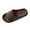 Brown, variant on Xfvqtps Shower Shoes for Womens Thick Sole Stripe Solid Color Non Slip Soft Cushioned House Bathroom EVA Slides Slippers Green