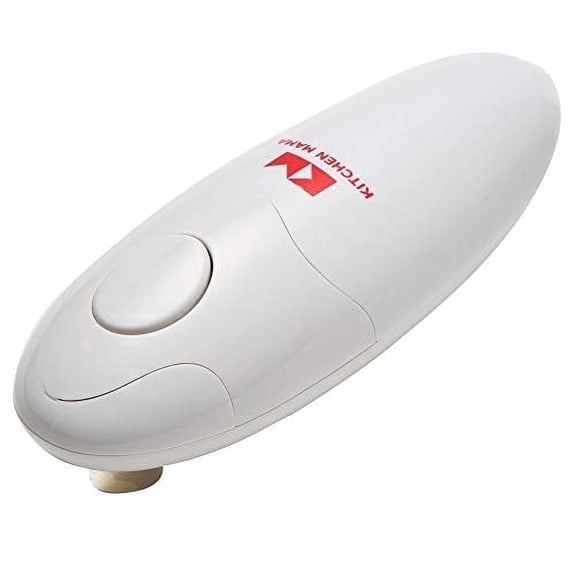 Kitchen Mama Handheld Electric Can Opener, White