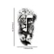 thumbnail image 5 of (Set XQB-380) 2PCS Etiqueta engomada del tatuaje del brazo Serie animal del tigre Etiqueta engomada del tatuaje del cuerpo 210 * 114 mm (A), 5 of 9