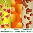thumbnail image 3 of Happy Village Organic Fig & Nut Bar, Apricot – 3 Ingredients, Gluten-Free, No Sugar Added, Vegan, Kosher, Non-GMO – 16 x 1.4 oz, Resealable pack, 3 of 6