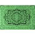 thumbnail image 1 of Ahgly Company Indoor Rectangle Persian Emerald Green Traditional Area Rugs, 5' x 8', 1 of 4