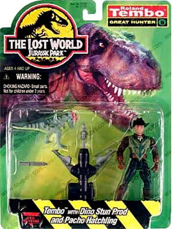 Jurassic Park The Lost World Roland Tembo Dino Stun Prod /& Pacho Hatchling