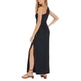 thumbnail image 2 of ViX womens  Solid Carina Detail Long Dress, 6, 2 of 2