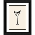 thumbnail image 1 of Artographie Studio 24x32 Black Ornate Wood Framed with Double Matting Museum Art Print Titled - Shaken, Not Stirred, 1 of 4