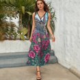 thumbnail image 5 of Rose Vestido Sin Mangas Para Mujer, Traje De, Ropa De Cumpleaños, Verano, 5 of 5