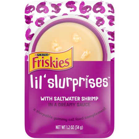 UPC: 0050000504886 | Purina Friskies Lil Slurprises Wet Cat Food Shrimp in Sauce 1.2 oz Pouches (16 Pack)