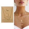 thumbnail image 2 of Twelve Constellations Gold Clavicle Necklace Set with Paper Card for Women Friendship Pendant, 2 of 3