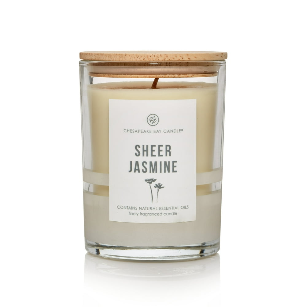 Chesapeake Bay Candle Minimalist Collection Sheer Jasmine 8oz Half