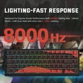 thumbnail image 3 of ATTACK SHARK X68HE PRO Rapid Trigger Wireless Gaming Keyboard and X11 Mouse, 8K Polling Rate,Hall Effect Magnetic Switch Keyboard, Tri-mode Mouse with Magnetic Charging Dock, 22000 DPI for PC Mac, 3 of 12