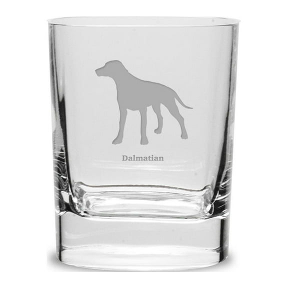 Dalmation Luigi Bormioli 11.75 oz Square Round Double Old Fashion Glass