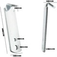 thumbnail image 2 of T-Post Clip Tool,Happon 2 Pack Fence Wire Twisting and Fencing Tool,Stainless Steel Barb Wire Fence Tools,Fence Wire Twister Tool for Fencing Wire, 2 of 6