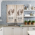 thumbnail image 4 of Farm Animal Chicken Family Retro Curtain Home Decoration Living Room Short Curtains Window Treatments For Kitchen Bedroom, 4 of 6