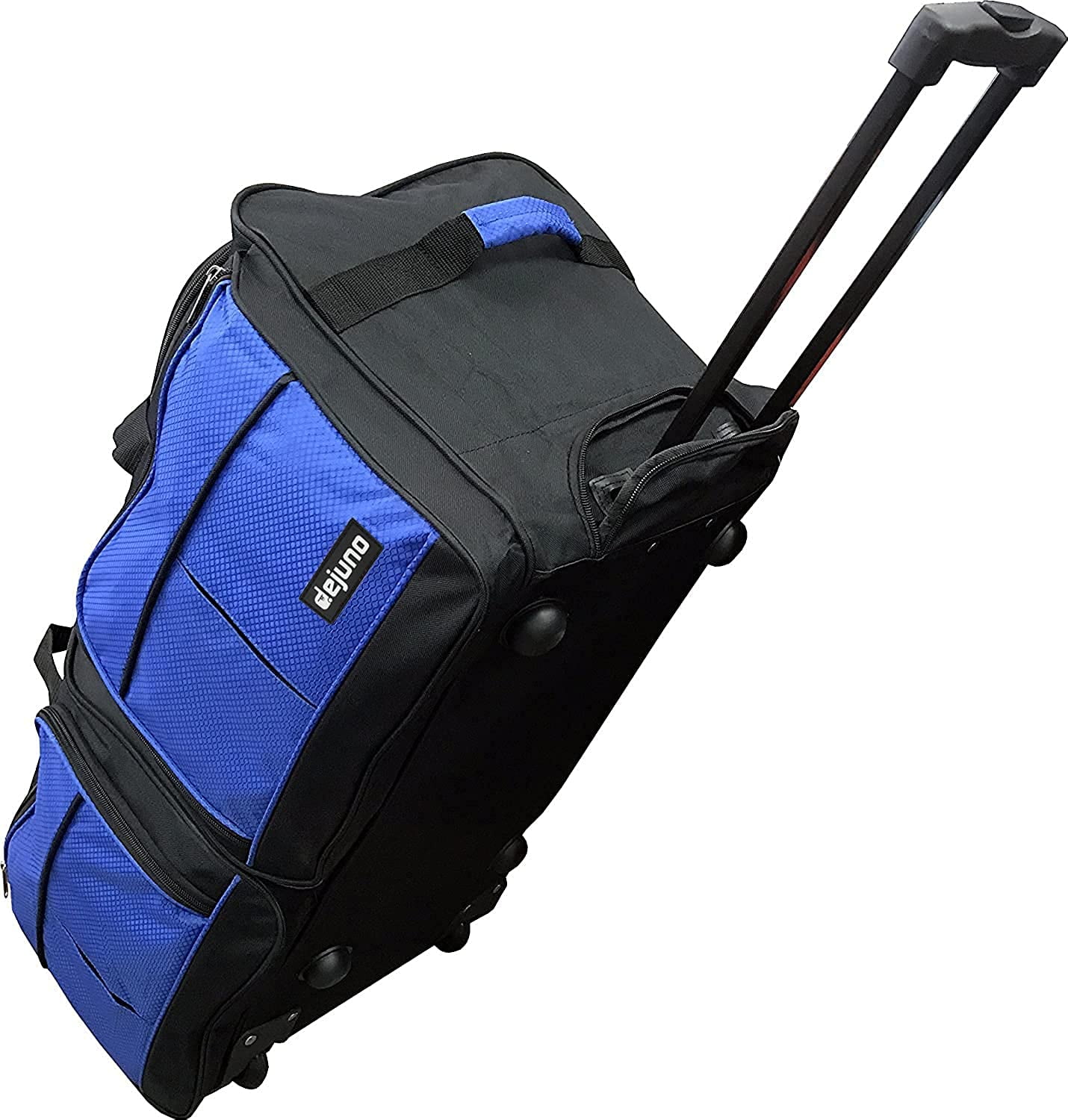 Dejuno 28" Retractable Rolling Duffel Bag, Blue
