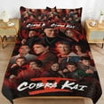 thumbnail image 6 of Cobra Kai Cobra Kai 3-Piece Bedding Set Warm And Comfortable Soft Duvet Cover Bed Set with 1 Duvet Cover And 2 Pillowcases for Bedroom, 6 of 8