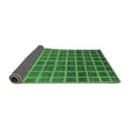 thumbnail image 2 of Ahgly Company Indoor Rectangle Checkered Emerald Green Modern Area Rugs, 7' x 9', 2 of 4