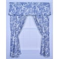 Ellis Curtain Victoria Park Toile Room Darkening Window Rod Pocket Pair