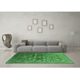 thumbnail image 3 of Ahgly Company Indoor Round Oriental Emerald Green Industrial Area Rugs, 6' Round, 3 of 4