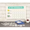 thumbnail image 2 of Inkdotpot Kids Daily Responsibility Checklist, Hanging Chore Chart- Childrens Job Poster- Morning/Evening Daily Routine- Daily Task List-FGJ, 2 of 6