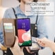 thumbnail image 5 of Funda tipo cartera para Samsung Galaxy A22 5G con tarjetero, función atril, cierre magnético, protección antigolpes de piel sintética, con tapa tipo cartera para Samsung A22 5G, 5 of 7