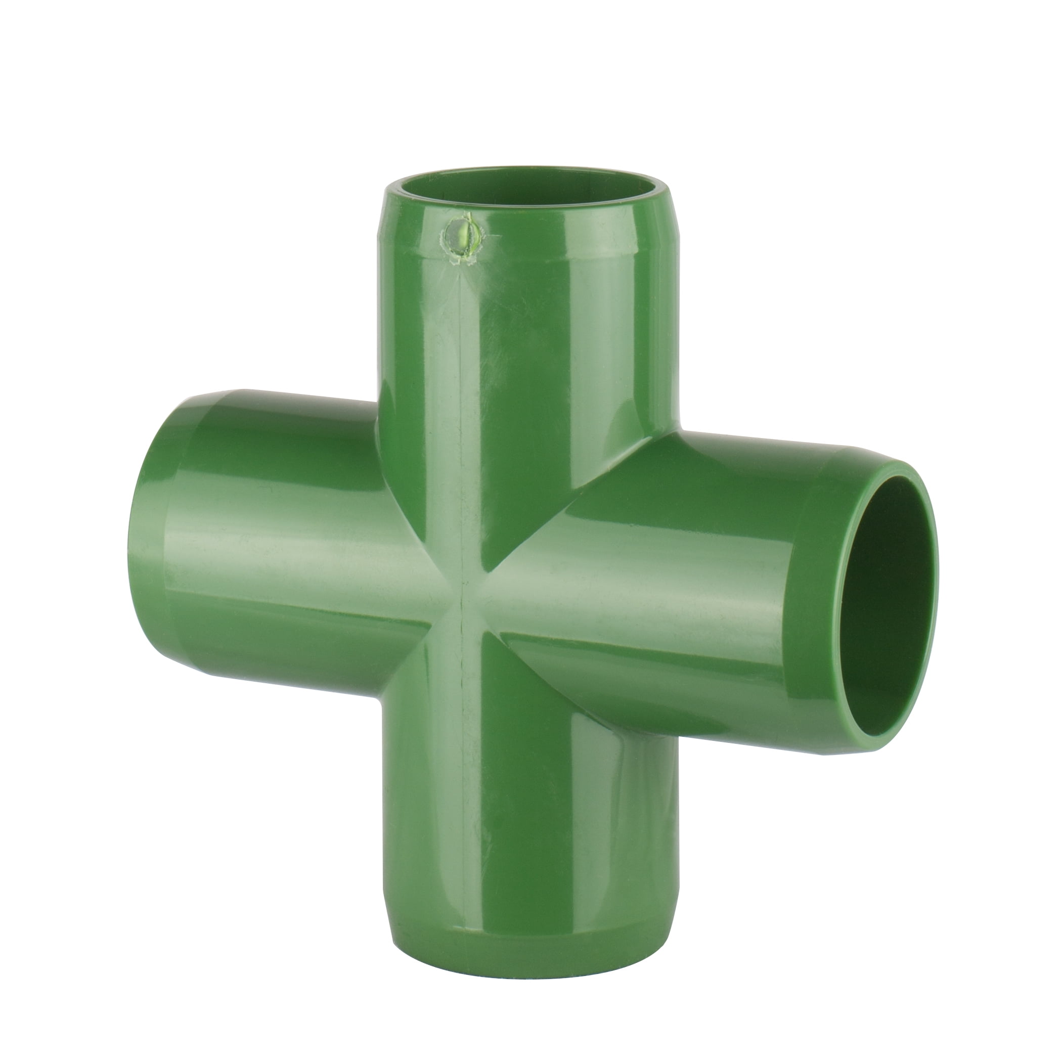 Cross 1" Green Furniture Grade PVC Fitting