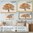 thumbnail image 4 of Designart "Earthy Oak Tree Essence" Tree Oak Canvas Art Print, 4 of 7