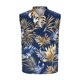 thumbnail image 5 of Camiseta sin mangas con cuello vuelto para hombre, estilo informal, a la moda, con estampado, cuello vuelto, sin mangas, bolsillos, deportiva, de poliéster, 5 of 5