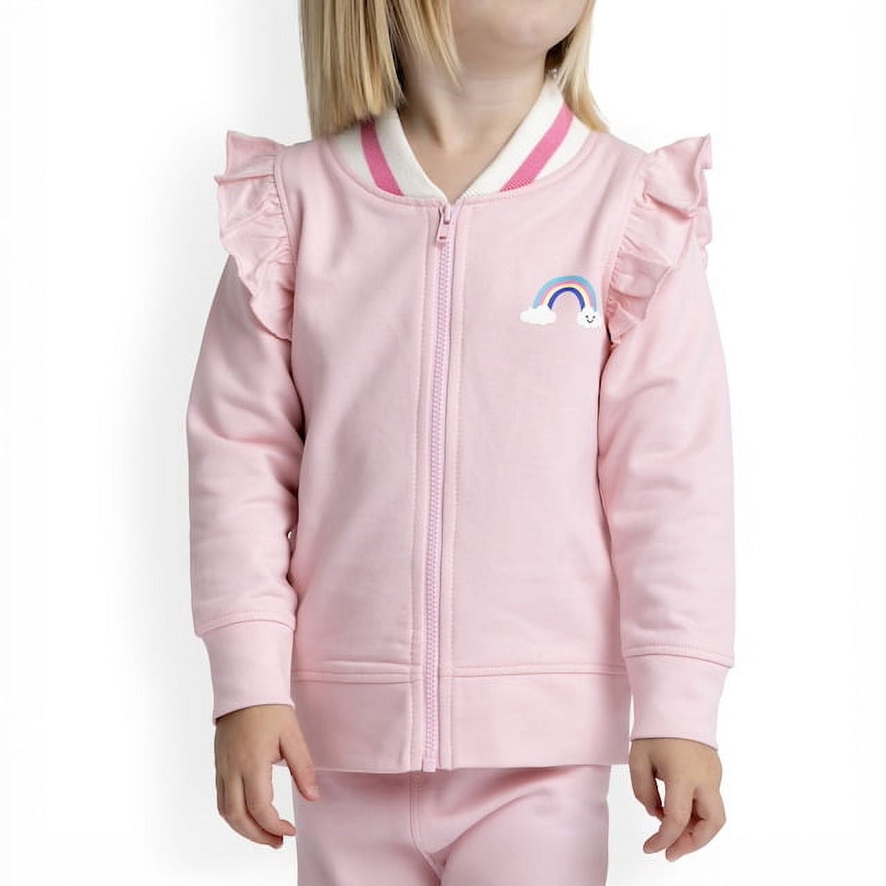 Paris Hilton x Monica + Andy Organic Cotton Ruffle Sleeve Tracksuit, Sizes 0-3M-5T