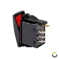 thumbnail image 4 of 5pc 12V DC 20A 4-Pin LED ON-OFF-ON SPDT Rocker Switch Kit - RED, 4 of 4